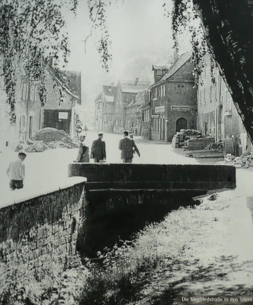 Siegfriedstr. - Hinterer Graben in den 50er Jahren